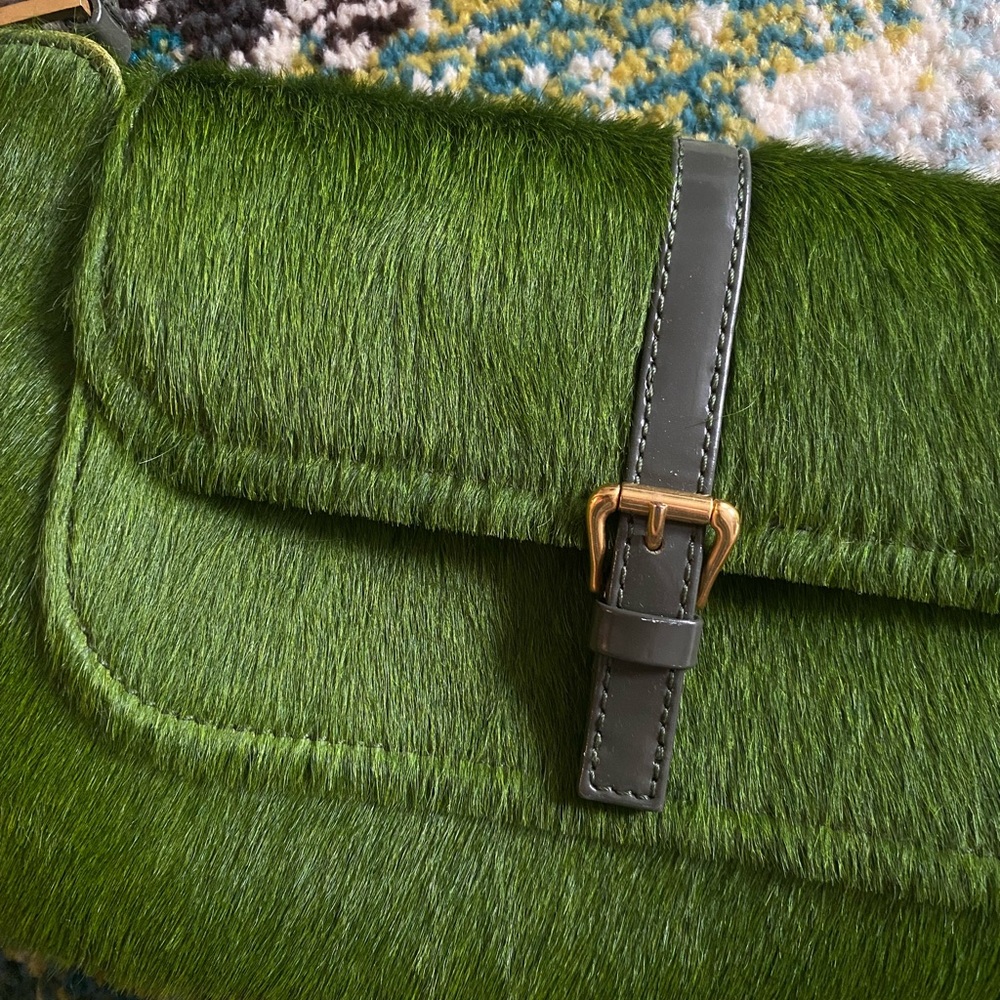 BY FAR Green Calf Hair handbag - Picture 2 of 6